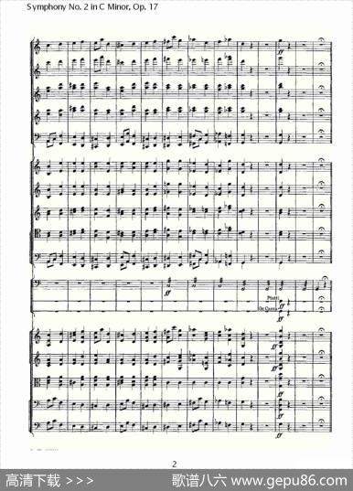 SymphonyNo.2inCMinor,Op.17C小调第二交响曲,Op.17