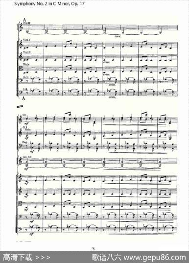 SymphonyNo.2inCMinor,Op.17C小调第二交响曲,Op.17