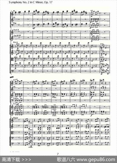 SymphonyNo.2inCMinor,Op.17C小调第二交响曲,Op.17