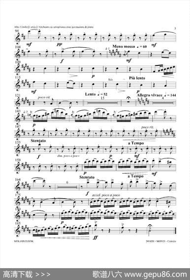 Czardas查尔达斯（15重奏）（3支中音萨克斯）