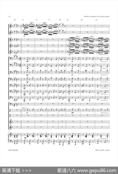 Czardas查尔达斯（15重奏总谱）