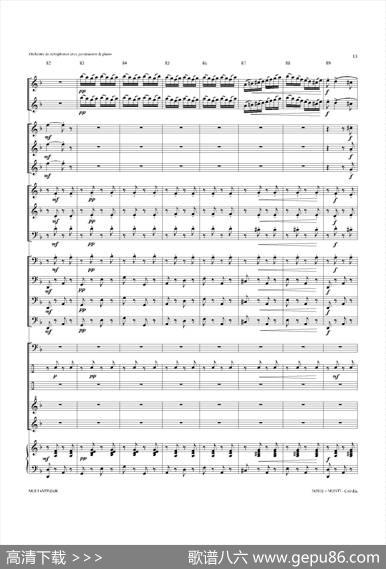 Czardas查尔达斯（15重奏总谱）
