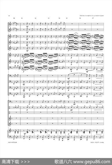 Czardas查尔达斯（15重奏总谱）
