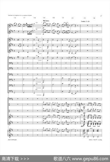 Czardas查尔达斯（15重奏总谱）