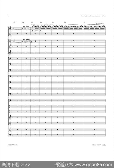 Czardas查尔达斯（15重奏总谱）
