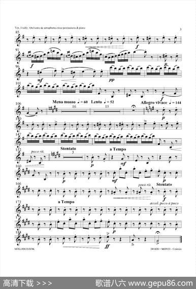 Czardas查尔达斯（15重奏）（3支次中音萨克斯）