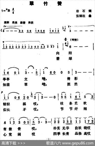 翠竹赞 - 岩石|张铜柱