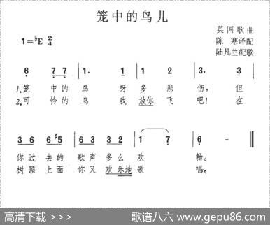 笼中的鸟儿（英）
