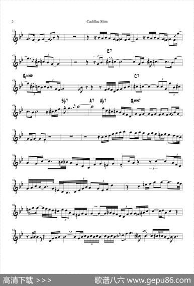 CadillacSlimRickBraunTrumpet（TrumpetinBb）