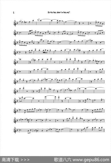 DoYouFeelWhatImFeeling（中音萨克斯）