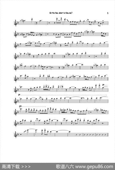 DoYouFeelWhatImFeeling（中音萨克斯）