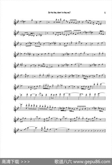 DoYouFeelWhatImFeeling（次中音萨克斯）