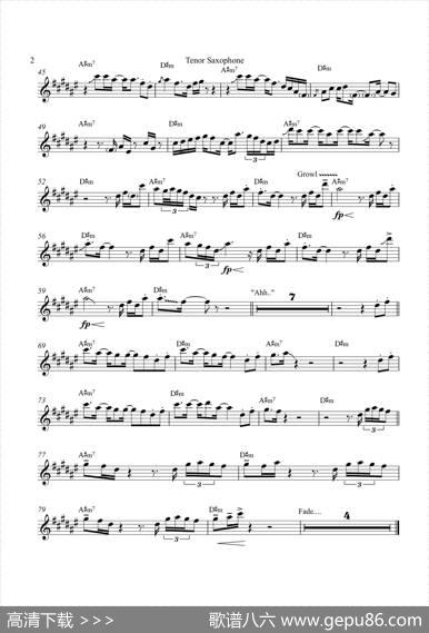 EasyComeEasyGo（次中音萨克斯）