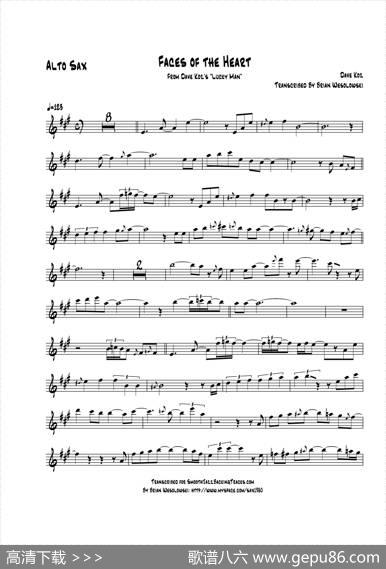 FacesOfTheHeart（中音萨克斯）