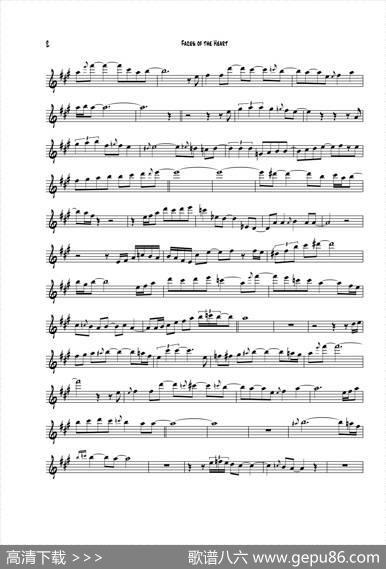 FacesOfTheHeart（中音萨克斯）