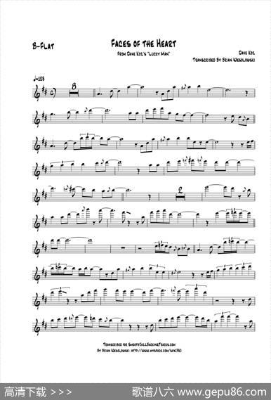 FacesOfheHeart（次中音萨克斯baryton上低音萨克斯）