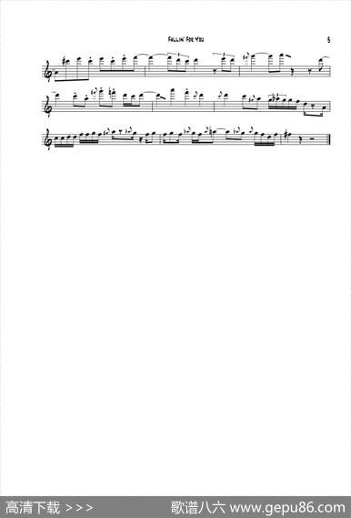 FallinForYou（次中音萨克斯）