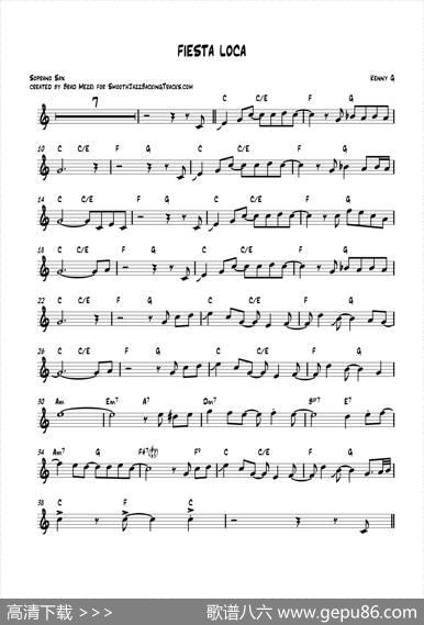 FiestaLoca（高音萨克斯）