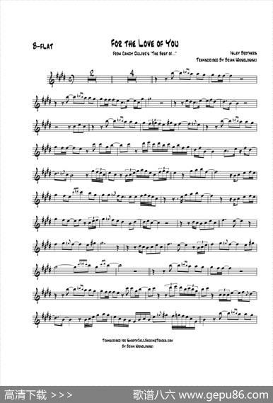 ForTheLoveOfYou（B-FLAT）