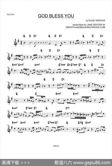GodBlessYou（中音萨克斯）