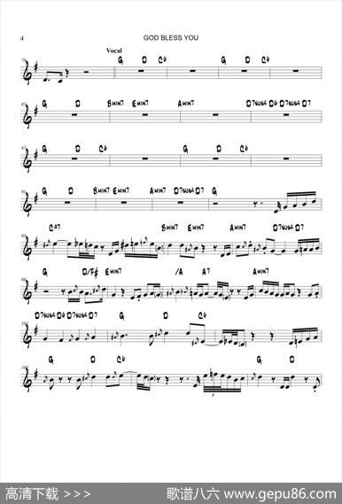 GodBlessYou（中音萨克斯）