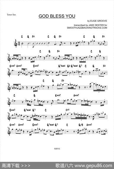 GodBlessYou（次中音萨克斯）