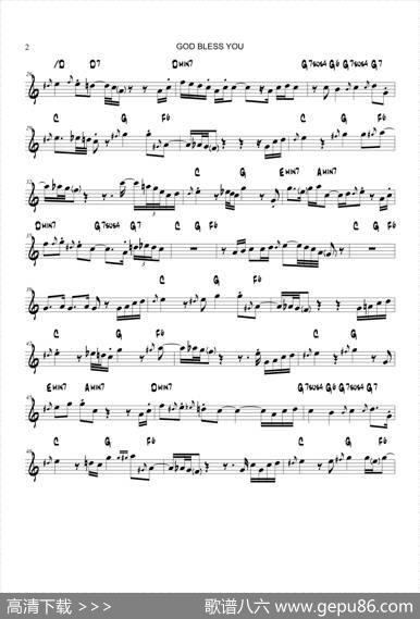 GodBlessYou（次中音萨克斯）