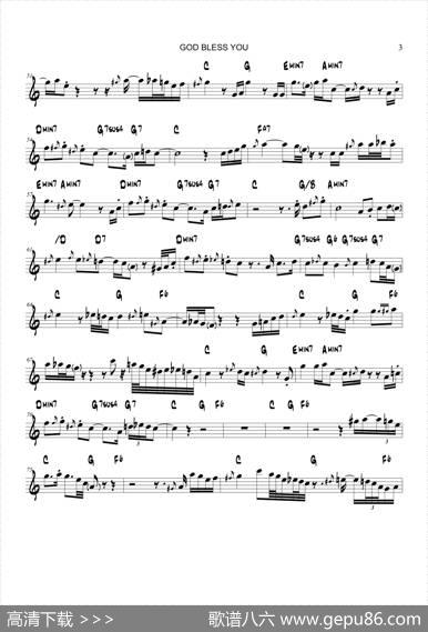 GodBlessYou（次中音萨克斯）