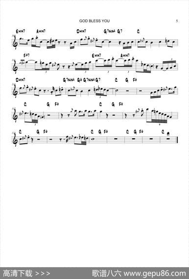 GodBlessYou（次中音萨克斯）