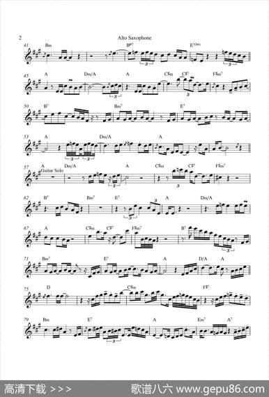 GospelTruth（中音萨克斯）