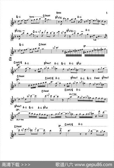 Grace（次中音萨克斯）