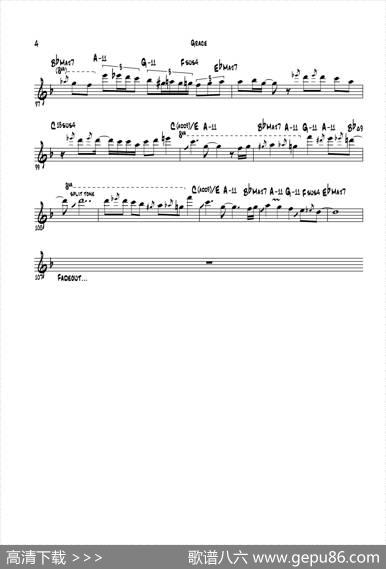 Grace（次中音萨克斯）