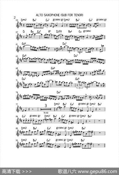 GrazinInheGrass（中音萨克斯）
