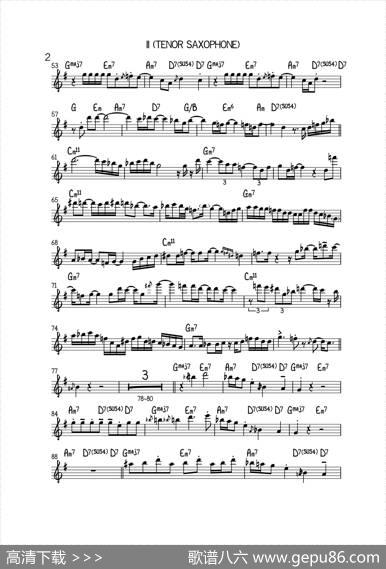 GrazinInTheGrass（次中音萨克斯）