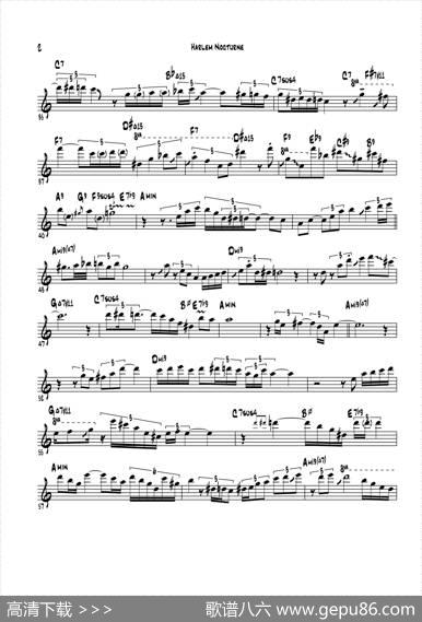 HarlemNocturne（次中音萨克斯）