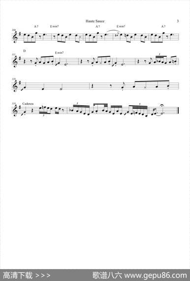 HauteSauce（中音萨克斯）
