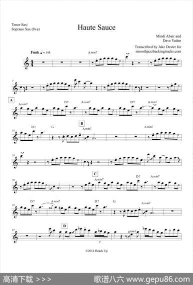 HauteSauce（次中音萨克斯）