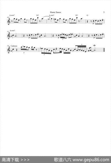 HauteSauce（次中音萨克斯）