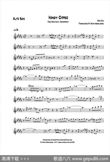 HoneyDipped（中音萨克斯）