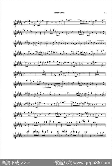 HoneyDipped（中音萨克斯）