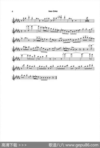 HoneyDipped（中音萨克斯）