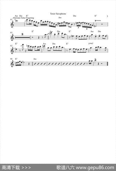 HotSauce（次中音萨克斯）