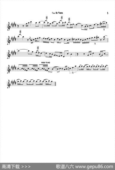 I'llBeThere（中音萨克斯）