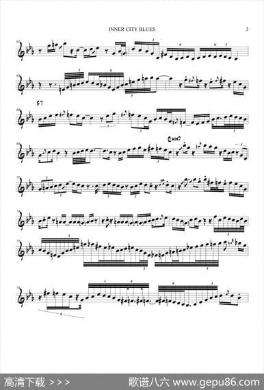 InnerCityBlues（中音萨克斯）
