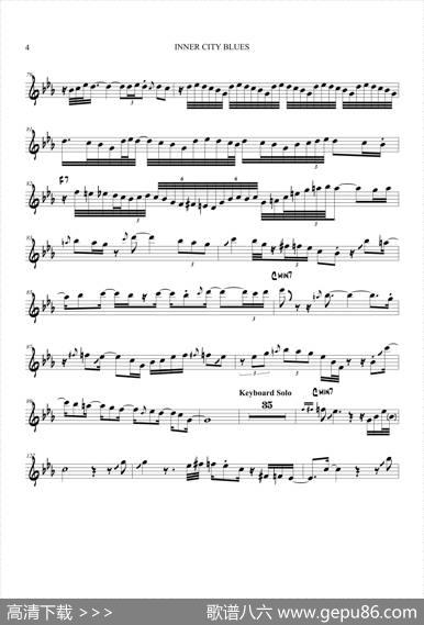 InnerCityBlues（中音萨克斯）