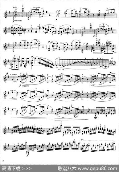 第七协奏曲Op.76（小提琴分谱）|[比利时]贝利奥特