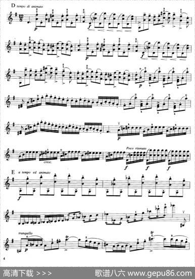 第七协奏曲Op.76（小提琴分谱）|[比利时]贝利奥特