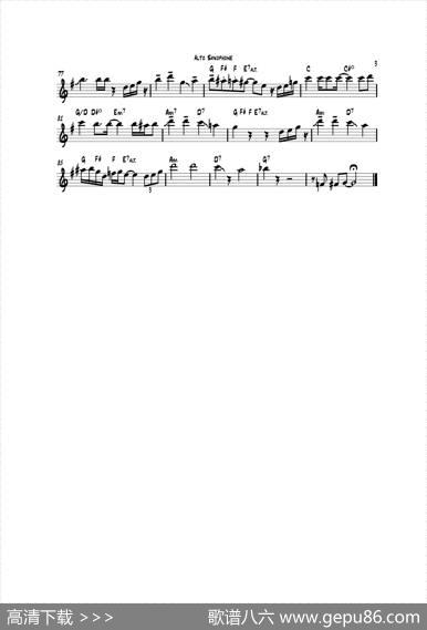 JingleBells（中音萨克斯）