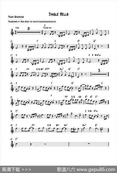 JingleBells（次中音萨克斯）