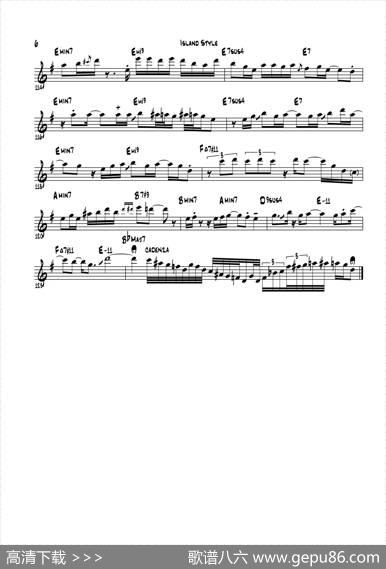 IslandStlye（次中音萨克斯）